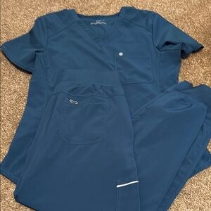 Cherokee Women's Scrub Set - Caribbean Blue